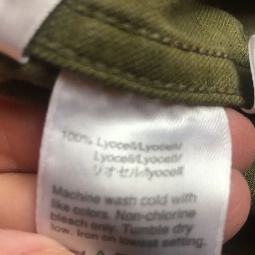 J. Crew Zip Up Loden Green Seaside Pants Sz 16 - Picture 6 of 6